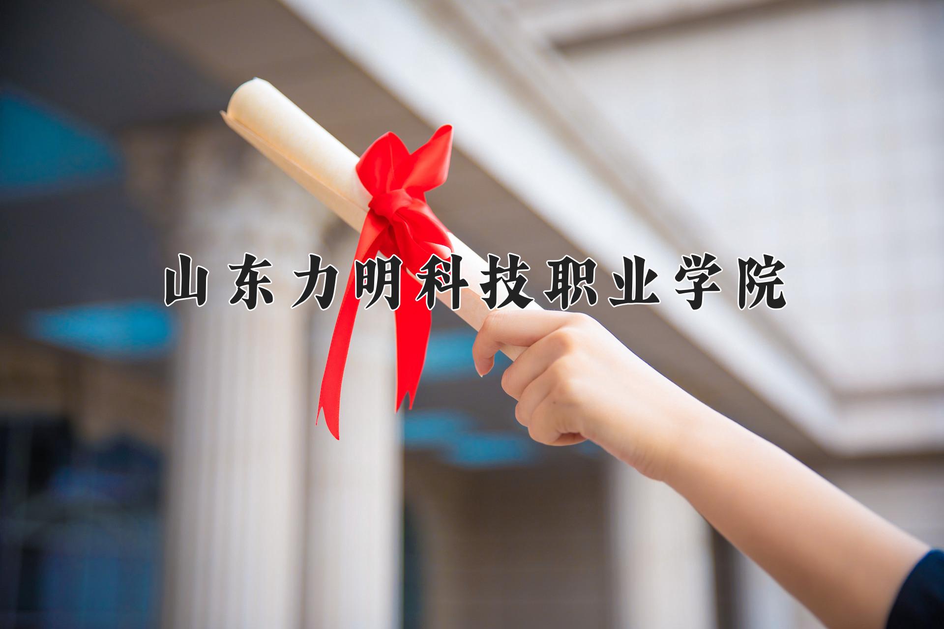 山东力明科技职业学院近三年在四川录取分数线(含2021-2023最低分)