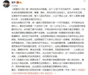 亲爱的小孩秦昊演技排名第三 亲爱的小孩收官(2)