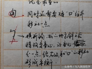 练字时字为什么老往右上偏（为什么字东倒西歪）(6)