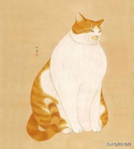 马克笔卡通呆萌猫咪插画（萌帅又可爱韩国hyejin）(4)