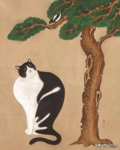 马克笔卡通呆萌猫咪插画（萌帅又可爱韩国hyejin）(14)