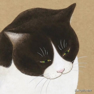 马克笔卡通呆萌猫咪插画（萌帅又可爱韩国hyejin）(19)