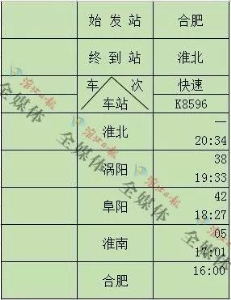 淮北站增加几班高铁（淮北火车站车次将调整）(6)