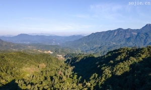 大别山主峰白马尖景区游玩