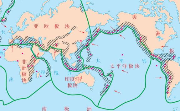 连接地中海和大西洋的海峡是什么？大西洋位于哪几个板块之间