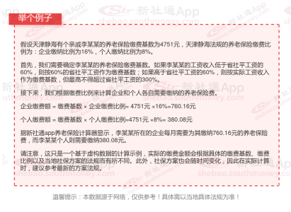 天津静海社保缴费多少钱一个月 天津静海社保养老保险缴费标准2024