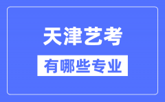 天津艺考有哪些专业？天津艺术统考选什么专业？