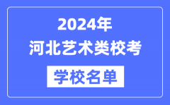 2024年河北具有艺术类专业校考资格院校名单