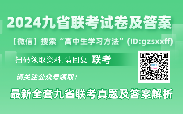 新高考2024年九省联考语文试卷及答案解析