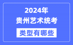 2024年贵州艺术统考类型有哪些？贵州艺考分哪几类？