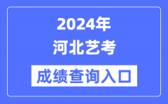 2024年河北艺考成绩查询入口官网（http://www.hebeea.edu.cn/）